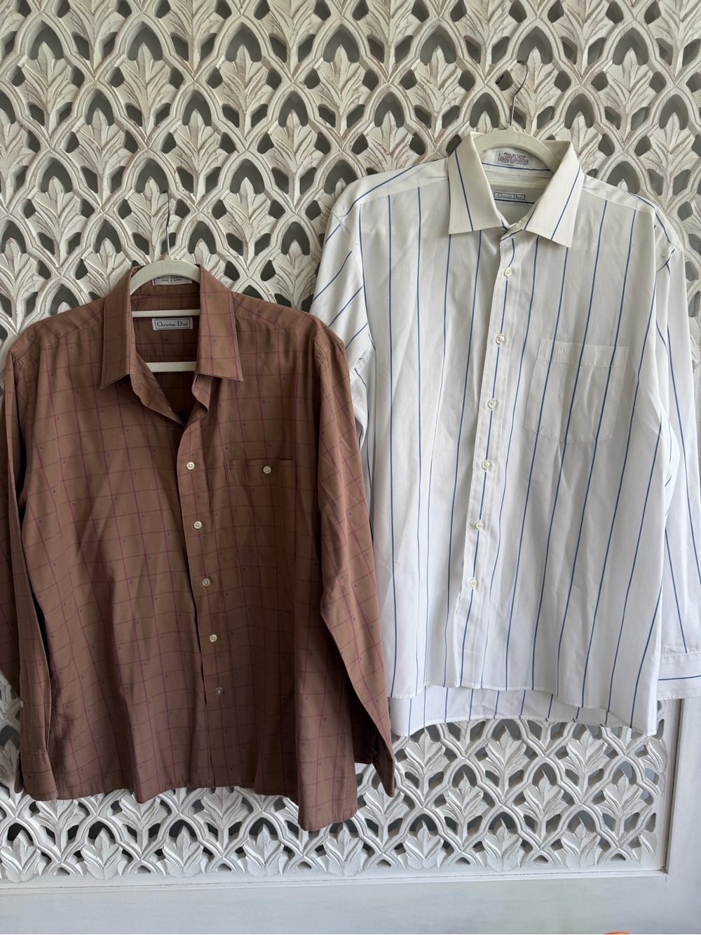 Vintage Christian Dior Dress Shirts, L